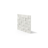 Płyta betonowa na ścianę 3D PB16 600x600x40, zgaszona biel B0, beton architektoniczny