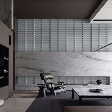 Płyta betonowa na ścianę 3D PB51 800x410x20, antracytowy B08, beton architektoniczny