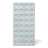 Płyta betonowa na ścianę 3D PB28 1200x600x30, jasny błękit CL06, beton architektoniczny
