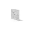 Płyta betonowa na ścianę 3D PB06 600x600x42, jasnoszary S50, beton architektoniczny