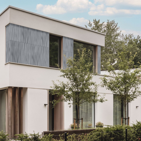 Płyta betonowa na ścianę 3D PB03 1000x500x32, antracytowy B08, beton architektoniczny