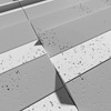 Płyta betonowa na ścianę 3D PB69 5x22,6x2, jasnoszary S50, beton architektoniczny