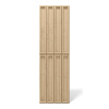 Płyta betonowa na ścianę 3D PB66A 1350x430x22, miodowy CL03; wzór A, beton architektoniczny