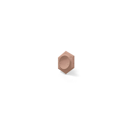 Płyta betonowa na ścianę 3D PB01D 260x300x37, brudny róż CL07, beton architektoniczny