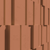Płyta betonowa na ścianę 3D PB13 1200x600x40, terakota CL01, beton architektoniczny