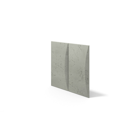 Płyta betonowa na ścianę 3D PB20 600x600x40, zgaszona zieleń CL09, beton architektoniczny