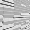 Płyta betonowa na ścianę 3D PB69 5x22,6x2, jasnoszary S50, beton architektoniczny