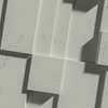 Płyta betonowa na ścianę 3D PB11 1200x600x40, pistacjowy CL08; wzór A, beton architektoniczny