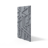 Płyta betonowa na ścianę 3D PB27 1200x600x35, antracytowy B08, beton architektoniczny