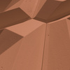 Płyta betonowa na ścianę 3D PB02 448x200x40, terakota CL01, beton architektoniczny