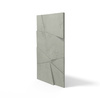 Płyta betonowa na ścianę 3D PB05B 1200x600x48, zgaszona zieleń CL09, wzór B, beton architektoniczny