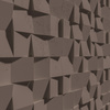 Płyta betonowa na ścianę 3D PB16 600x600x40, czekoladowy CL02, beton architektoniczny