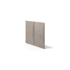 Płyta betonowa na ścianę 3D PB20 600x600x40, szarobeżowy CL05, beton architektoniczny