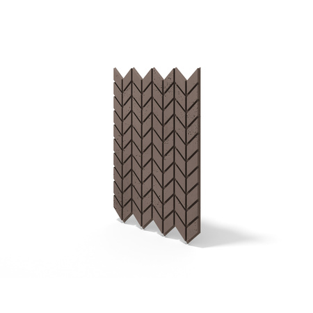 Płyta betonowa na ścianę 3D PB48 935x600x25, czekoladowy CL02, beton architektoniczny