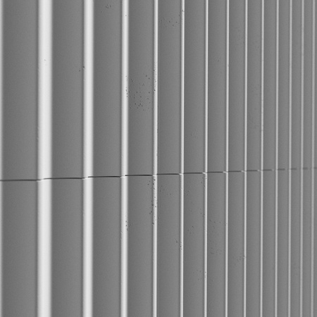 Płyta betonowa na ścianę 3D PB60 1350x520x35, jasnoszary S50, beton architektoniczny