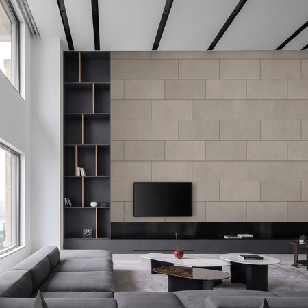 Płyta betonowa na ścianę 2D PA01 600x300x10, kaszmirowy CL04, beton architektoniczny