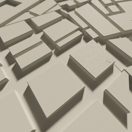 Płyta betonowa na ścianę 3D PB71F 600x600x22, kość słoniowa KS; wzór F, beton architektoniczny
