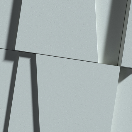 Płyta betonowa na ścianę 3D PB10 600x600x40, jasny błękit CL06, beton architektoniczny