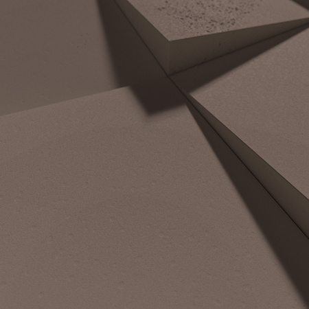 Płyta betonowa na ścianę 3D PB15 600x600x40, czekoladowy CL02, beton architektoniczny