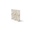 Płyta betonowa na ścianę 3D PB06B 600x600x42, kość słoniowa KS; wzór B, beton architektoniczny