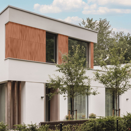 Płyta betonowa na ścianę 3D PB03 1000x500x32, terakota CL01, beton architektoniczny