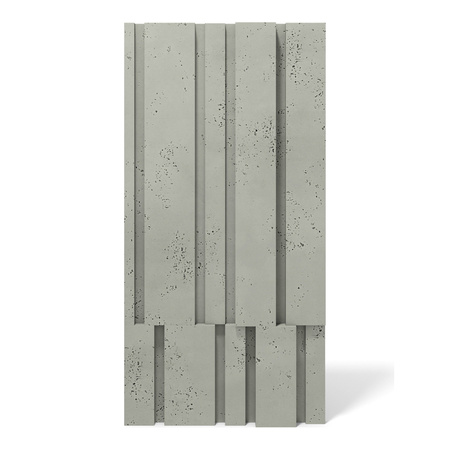 Płyta betonowa na ścianę 3D PB13 1200x600x40, zgaszona zieleń CL09, beton architektoniczny