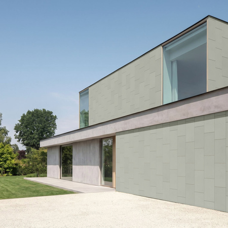 Płyta betonowa na ścianę 2D PA01 600x300x10, pistacjowy CL08, beton architektoniczny