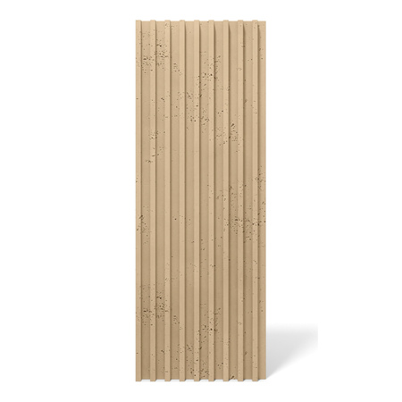 Płyta betonowa na ścianę 3D PB39 1350x490x30, miodowy CL03, beton architektoniczny