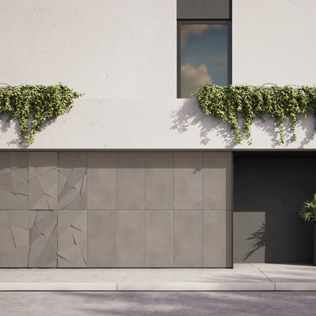 Płyta betonowa na ścianę 3D PB05A 1200x600x48, szarobeżowy CL05, wzór A, beton architektoniczny