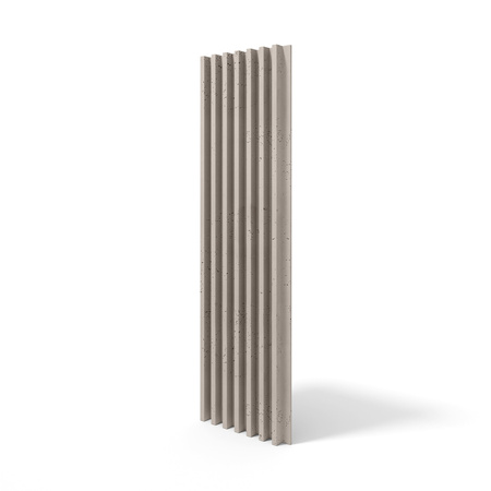 Płyta betonowa na ścianę 3D PB41 1350x380x44, kaszmirowy CL04, beton architektoniczny