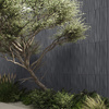 Płyta betonowa na ścianę 3D PB03 1000x500x32, czarny B15, beton architektoniczny