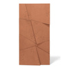 Płyta betonowa na ścianę 3D PB05B 1200x600x48, terakota CL01, wzór B, beton architektoniczny