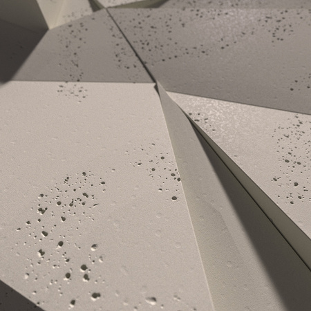 Płyta betonowa na ścianę 3D PB06 600x600x42, kaszmirowy CL04, beton architektoniczny