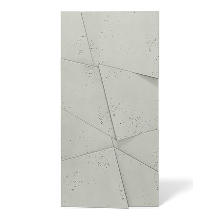 Płyta betonowa na ścianę 3D PB05B 1200x600x48, pistacjowy CL08, wzór B, beton architektoniczny