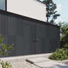 Płyta betonowa na ścianę 3D PB59 1350x500x35, czarny B15, beton architektoniczny