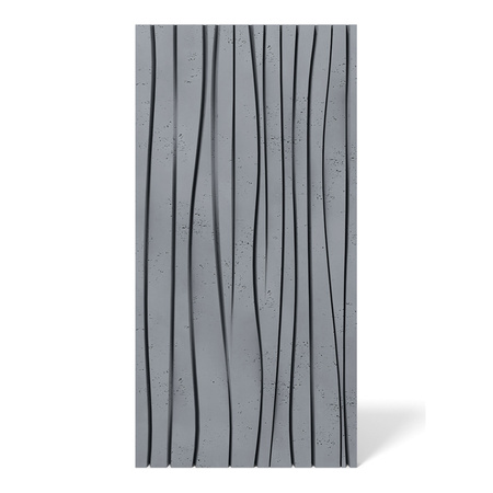 Płyta betonowa na ścianę 3D PB03 1000x500x32, antracytowy B08, beton architektoniczny