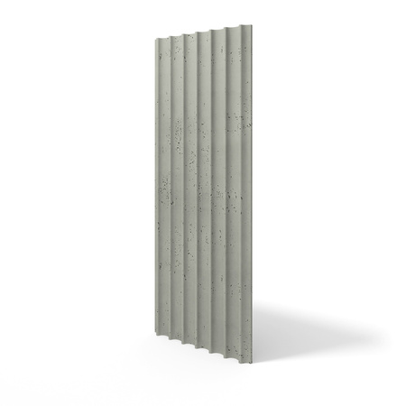 Płyta betonowa na ścianę 3D PB60 1350x520x35, zgaszona zieleń CL09, beton architektoniczny