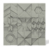 Płyta betonowa na ścianę 3D PB12 600x600x40, zgaszona zieleń CL09, beton architektoniczny
