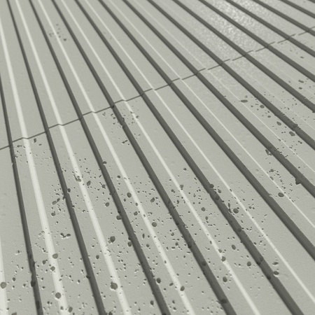 Płyta betonowa na ścianę 3D PB37 1350x600x12, pistacjowy CL08, beton architektoniczny
