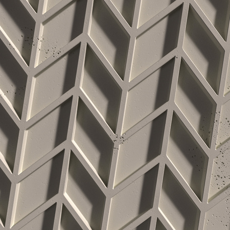 Płyta betonowa na ścianę 3D PB49 935x600x25, kaszmirowy CL04, beton architektoniczny