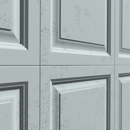 Płyta betonowa na ścianę 3D PB33A 1200x600x30, jasny błękit CL06; wzór A, beton architektoniczny