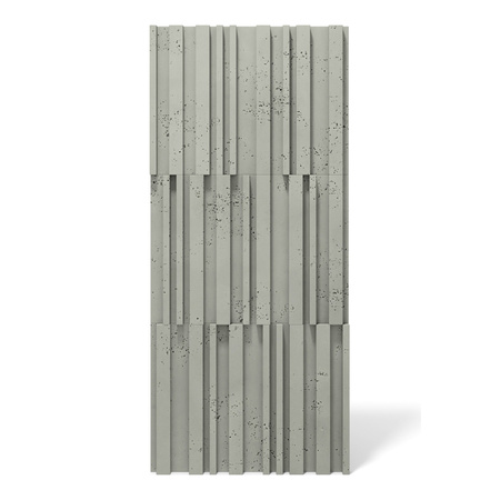 Płyta betonowa na ścianę 3D PB42 1350x600x30, zgaszona zieleń CL09, beton architektoniczny