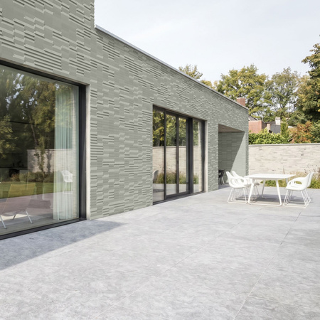 Płyta betonowa na ścianę 3D PB69 5x22,6x2, pistacjowy CL08, beton architektoniczny
