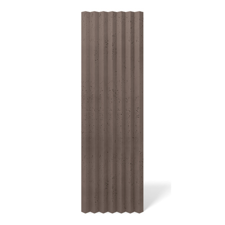 Płyta betonowa na ścianę 3D PB62 1350x480x35, czekoladowy CL02, beton architektoniczny