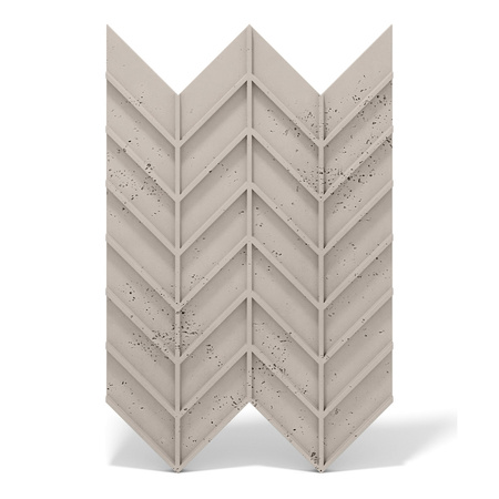 Płyta betonowa na ścianę 3D PB47 939x600x25, kaszmirowy CL04, beton architektoniczny