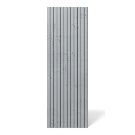Płyta betonowa na ścianę 3D PB57 1350x460x30, szary S96, beton architektoniczny