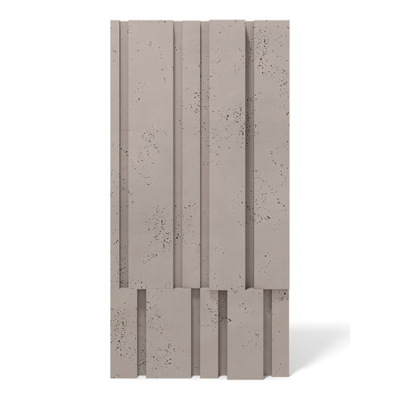 Płyta betonowa na ścianę 3D PB13 1200x600x40, szarobeżowy CL05, beton architektoniczny