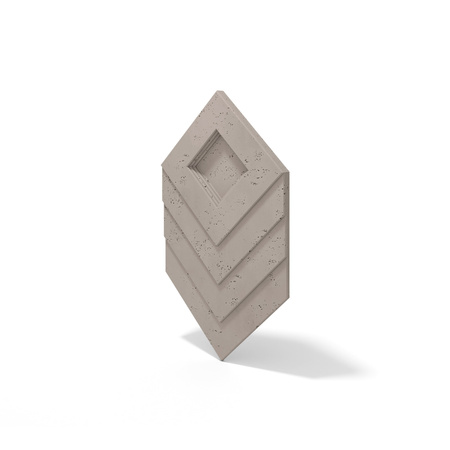 Płyta betonowa na ścianę 3D PB21 1050x600x45, szarobeżowy CL05, beton architektoniczny