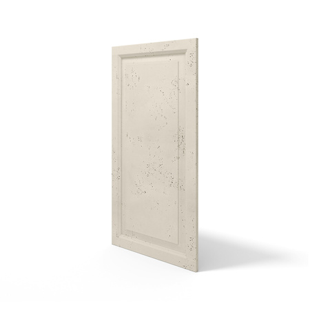 Płyta betonowa na ścianę 3D PB33A 1200x600x30, kość słoniowa KS, wzór A, beton architektoniczny