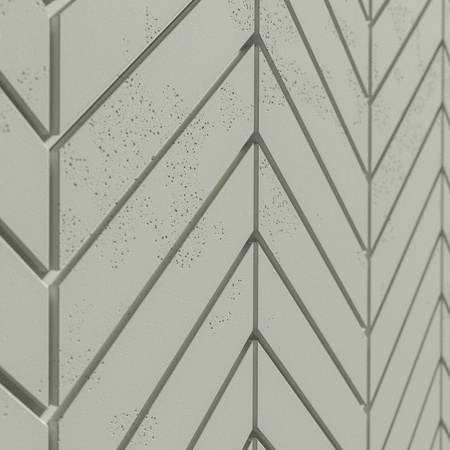 Płyta betonowa na ścianę 3D PB44 1188x600x25, pistacjowy CL08, beton architektoniczny